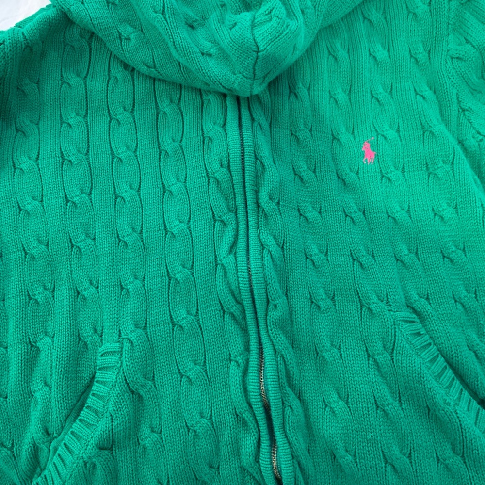 Ralph Lauren Pink & Green hoodie